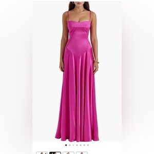 House of CB Anabella lace up gown